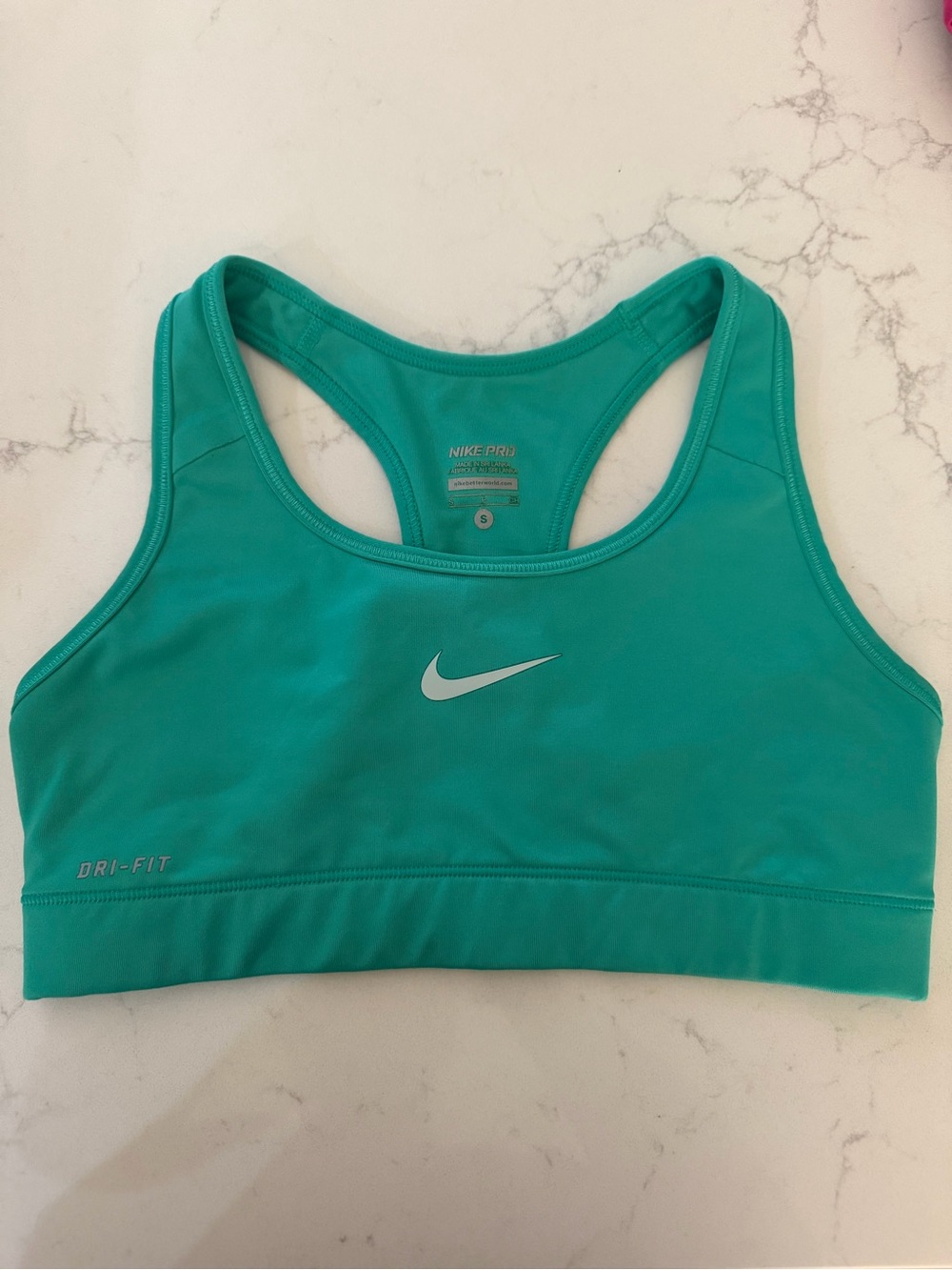 Nike Teal Racerback Dri-FIT Sports Bra